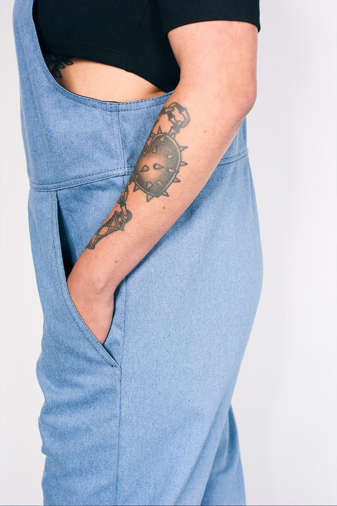 Womens recycled denim adult jumpsuit - Over All 1516