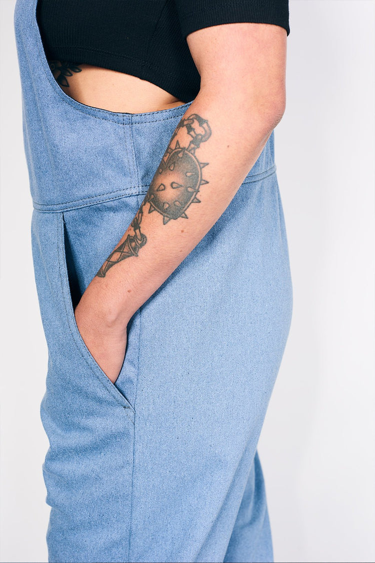 Womens recycled denim adult jumpsuit - Over All 1516