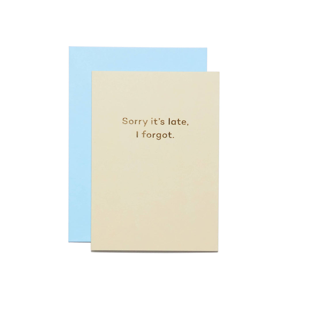 Sorry It&