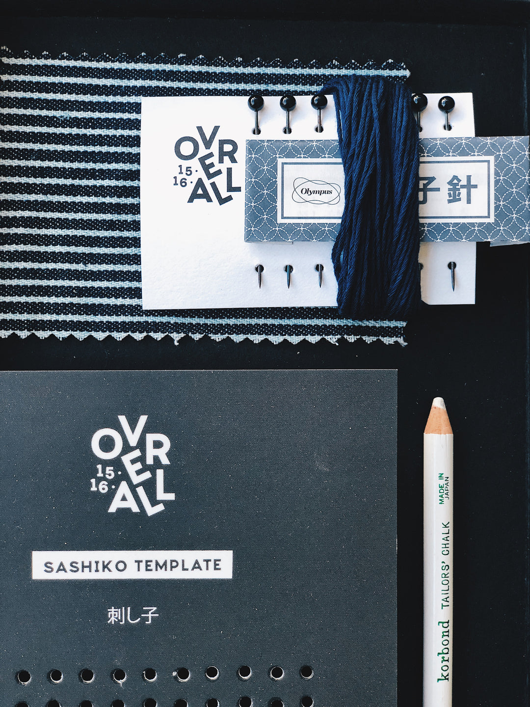 Sashiko visible mending kit