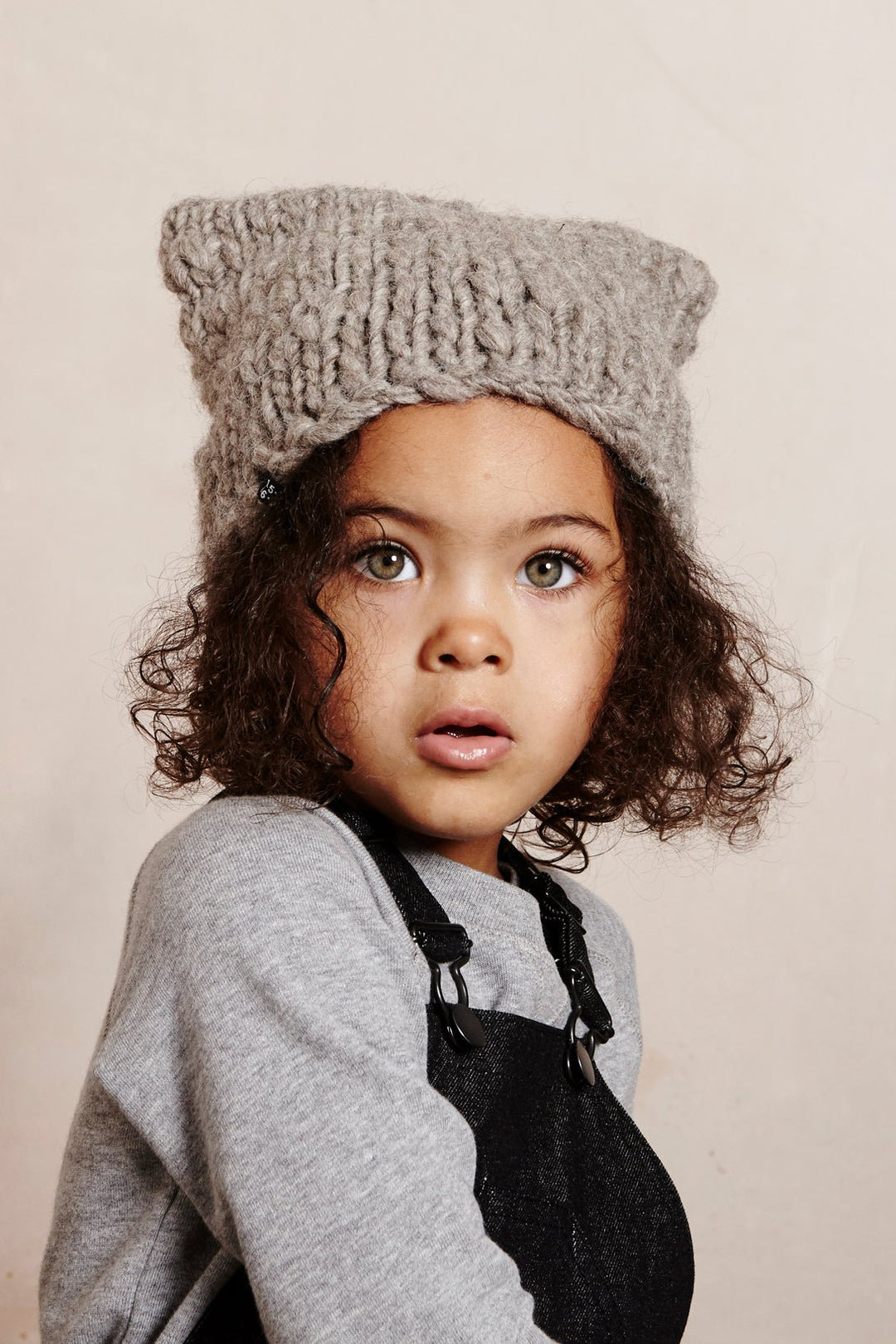 Blok hand knitted wool beanie [kids] - Over All 1516