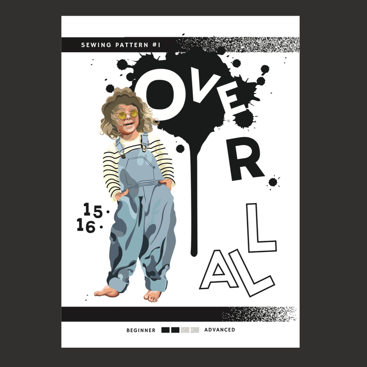 Dungaree Sewing PDF Pattern [babies + children] - Over All 1516