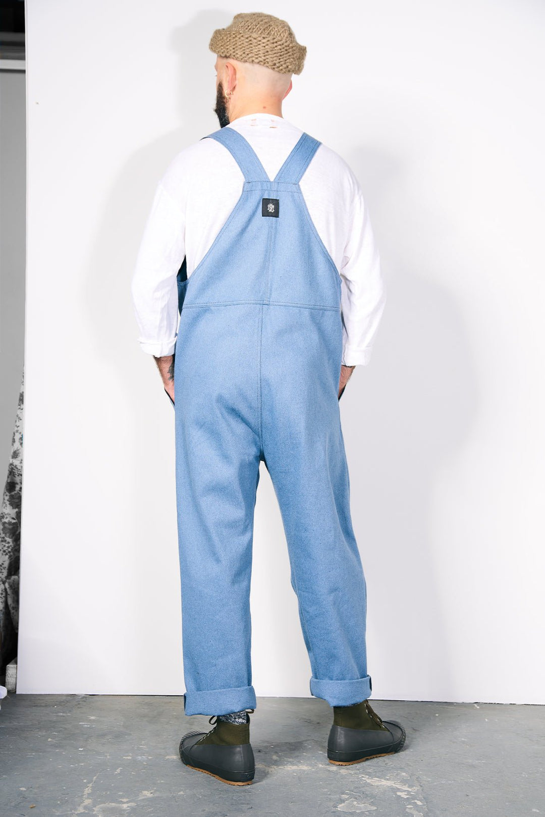MENS RECYCLED DENIM ADULT JUMPSUIT - Over All 1516