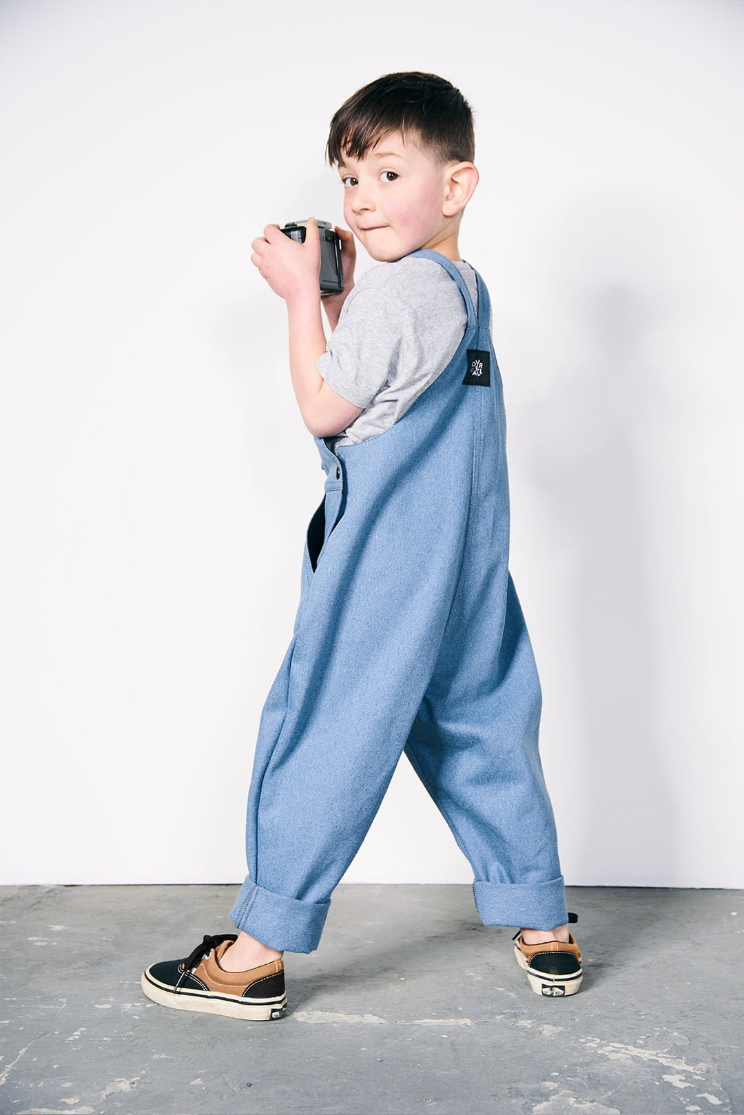 Overalls [unisex kids dungarees handmade in recycled denim] - Over All 1516