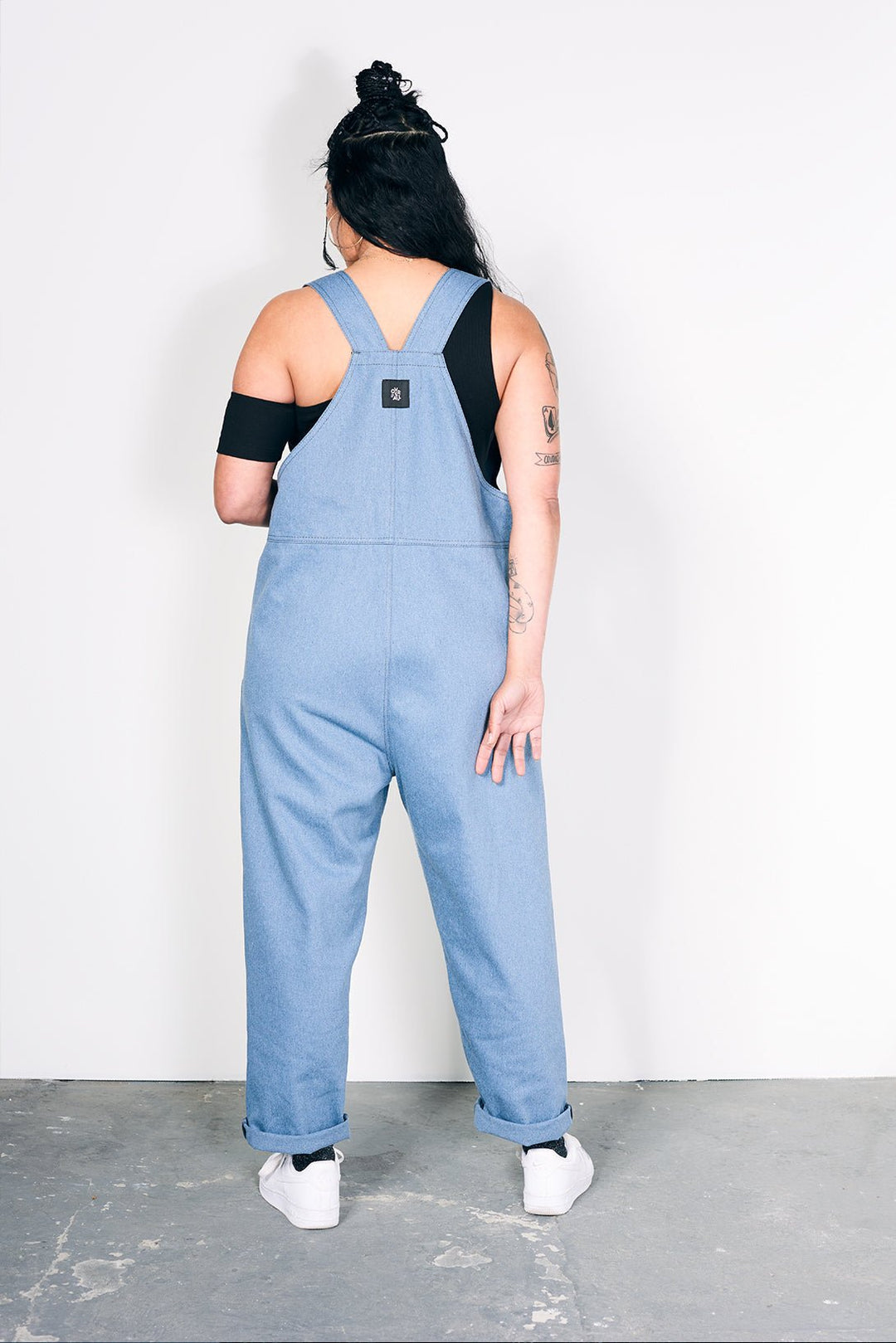 Womens recycled denim adult jumpsuit - Over All 1516